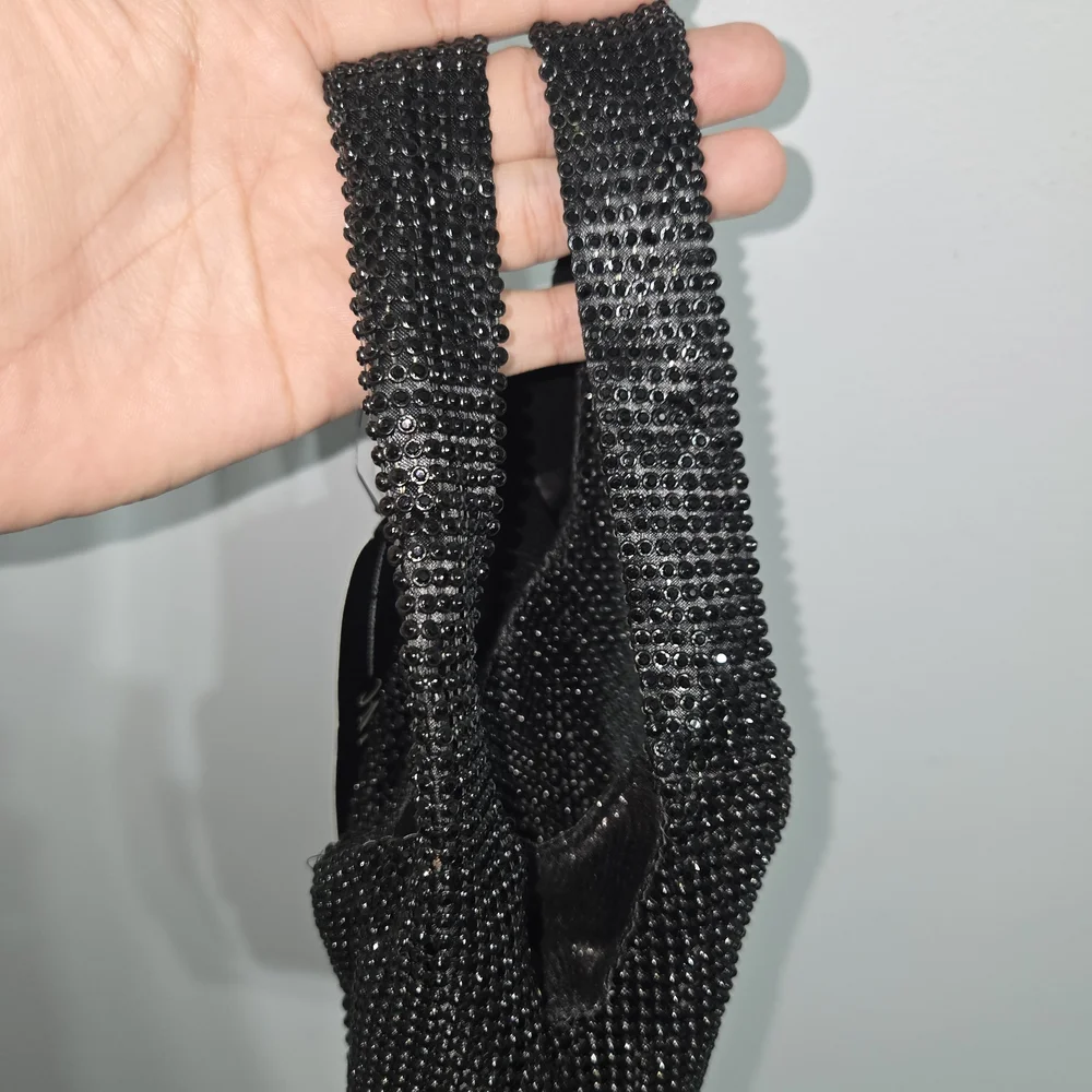 NWT INC International‎ Concepts Elegant Black Mesh Hobo Bag